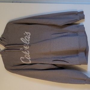Tan/Gray Cabelas Medium Hoodie